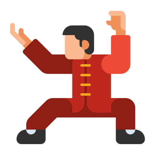 kung fu icono gratis