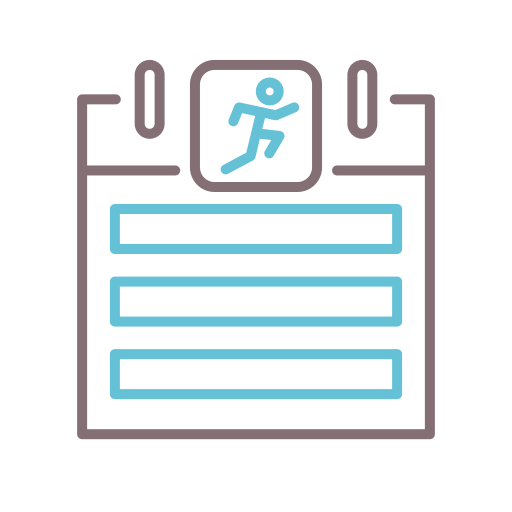Weekly calendar free icon