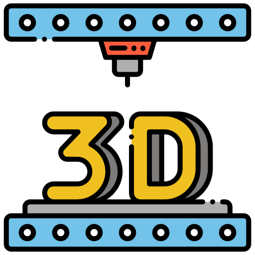 impresión 3d icono gratis