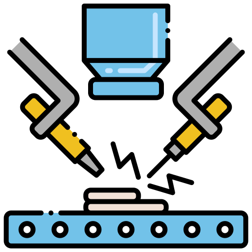 3d printer Flaticons Lineal Color icon