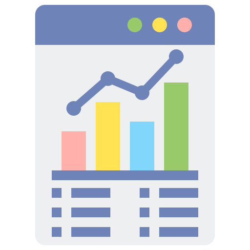 Web analytics - Free marketing icons