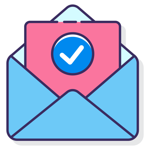 Mail Flaticons Lineal Color icon