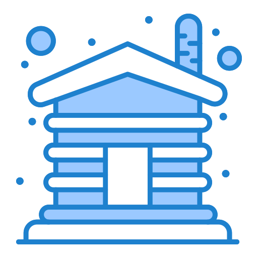 casa de madera icono gratis