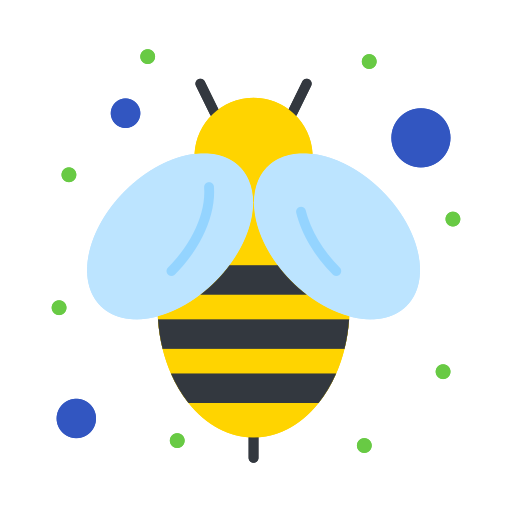 abeja icono gratis