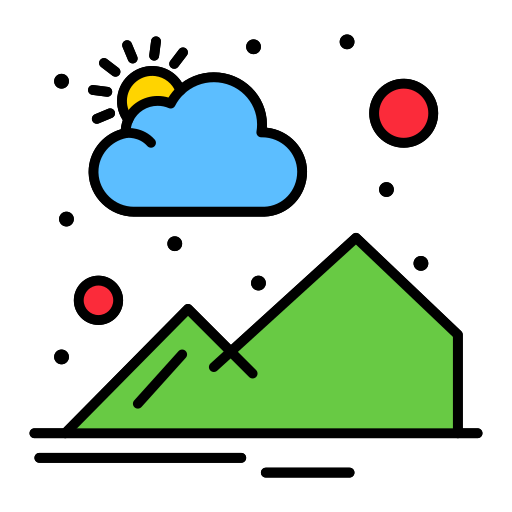 paisaje icono gratis