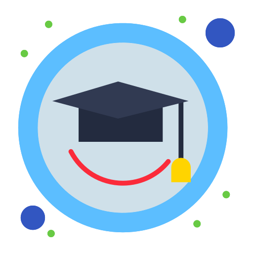 sombrero de graduacion icono gratis