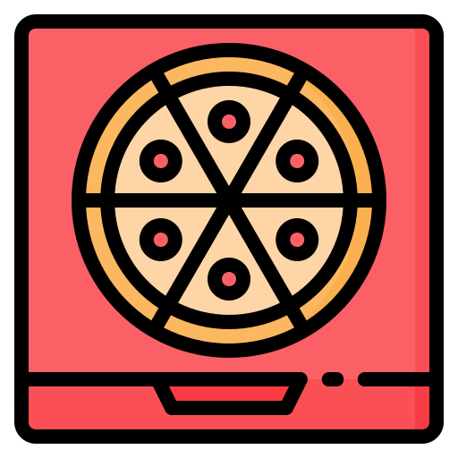 caja de pizza icono gratis