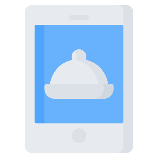pedido en línea icono gratis
