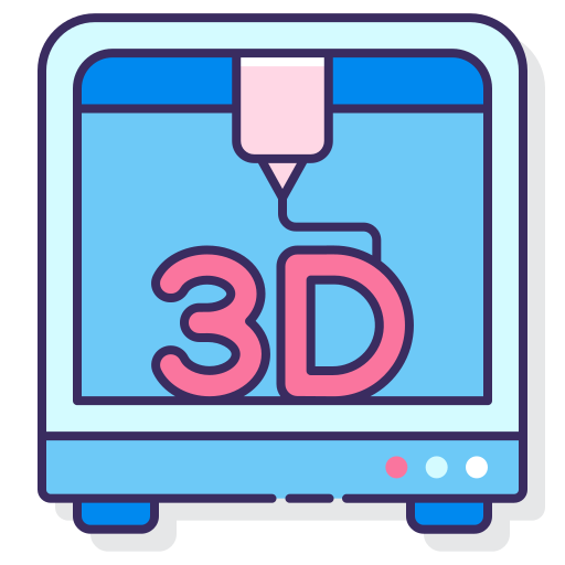 impresión 3d icono gratis