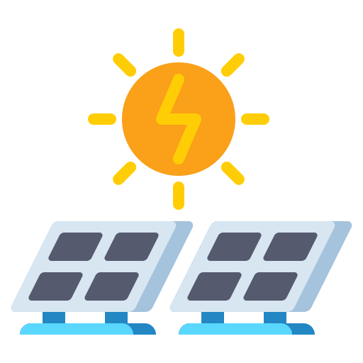 energía solar icono gratis