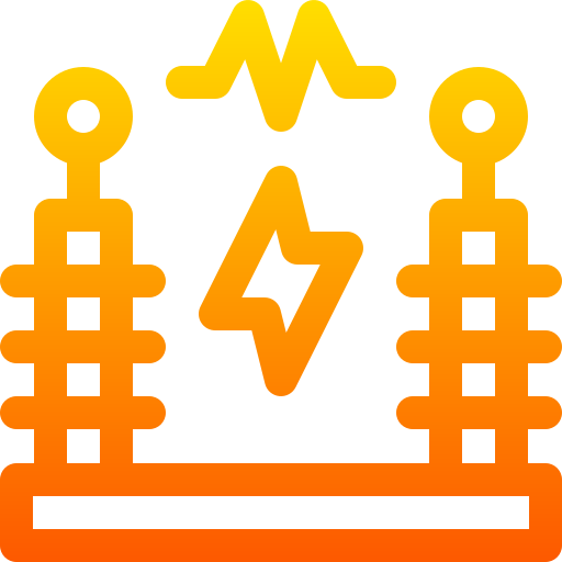 Tesla Coil Basic Gradient Lineal Color Icon