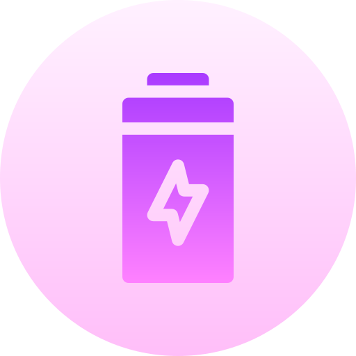 Battery Basic Gradient Circular icon