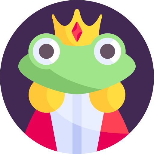 príncipe rana icono gratis