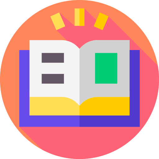 Book Flat Circular Flat Icon