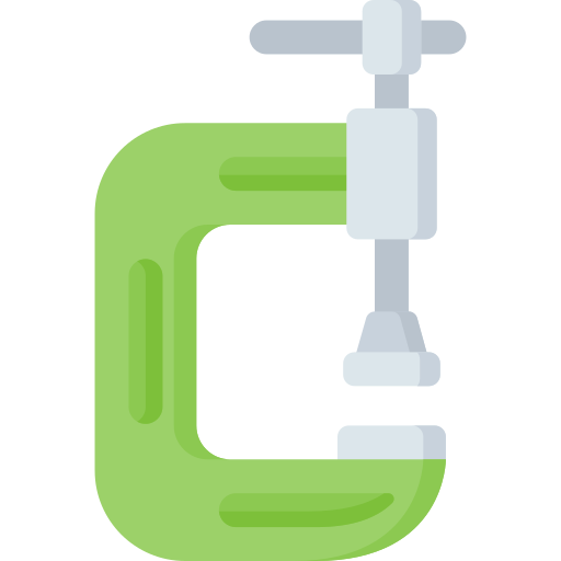 Clamp free icon