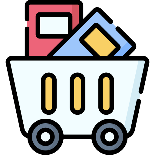 Shopping cart Special Lineal color icon