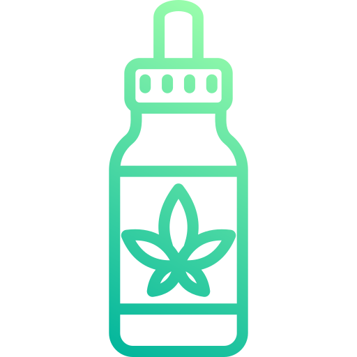 aceite de cbd icono gratis