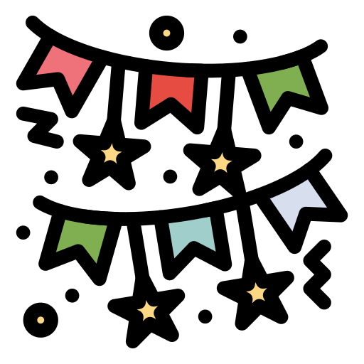 guirnalda icono gratis