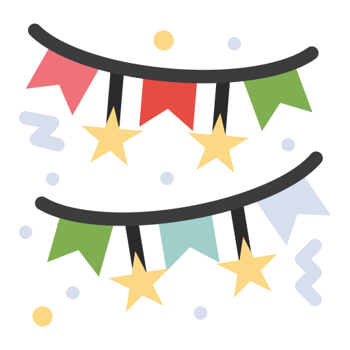 guirnalda icono gratis