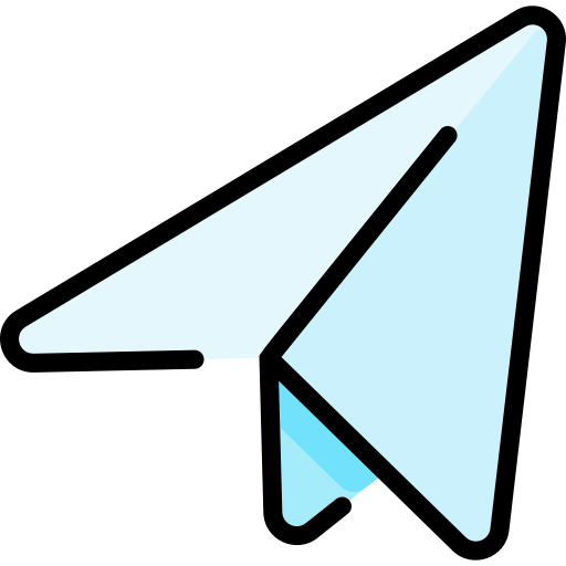 avión de papel icono gratis