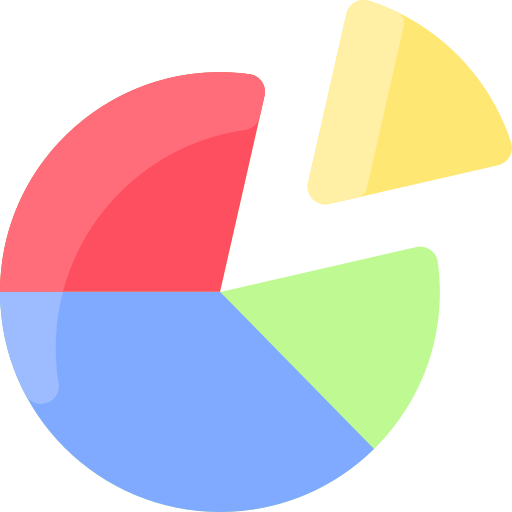 gráfico circular icono gratis