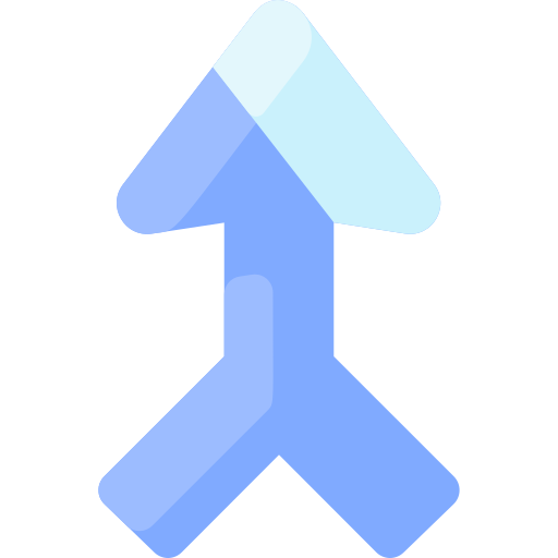 Two arrows free icon