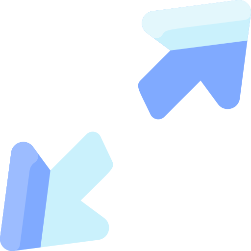 Two arrows free icon