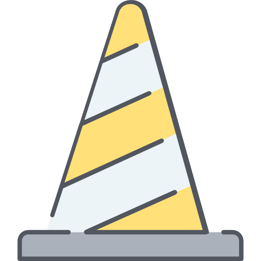 Traffic cone free icon