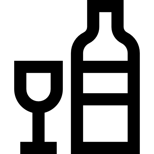 vino icono gratis