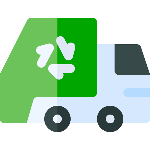 Recycling truck Basic Rounded Flat icon