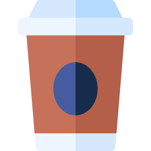 Coffee cup Basic Rounded Flat icon