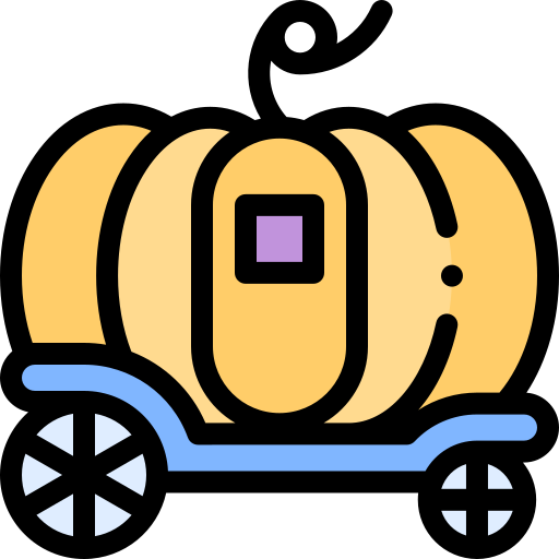 carro de calabaza icono gratis