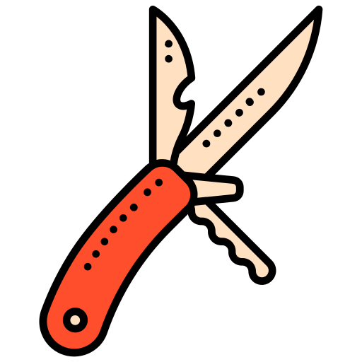 cuchillo del ejército suizo icono gratis