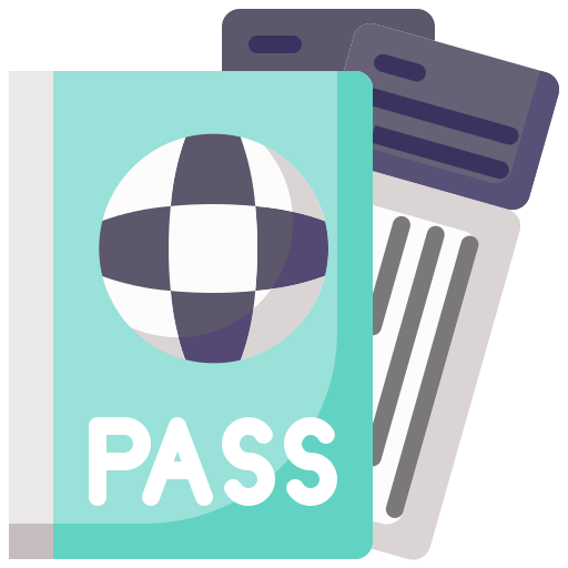 pasaporte icono gratis