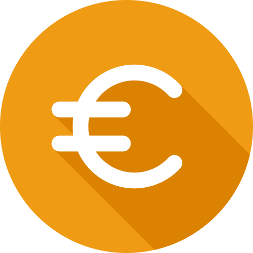 euro icono gratis