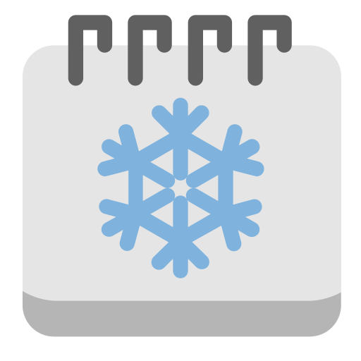 Snowy - Free Time And Date Icons