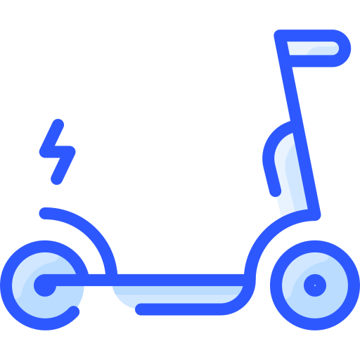 scooter electrico icono gratis