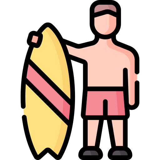 surfeur Icône gratuit