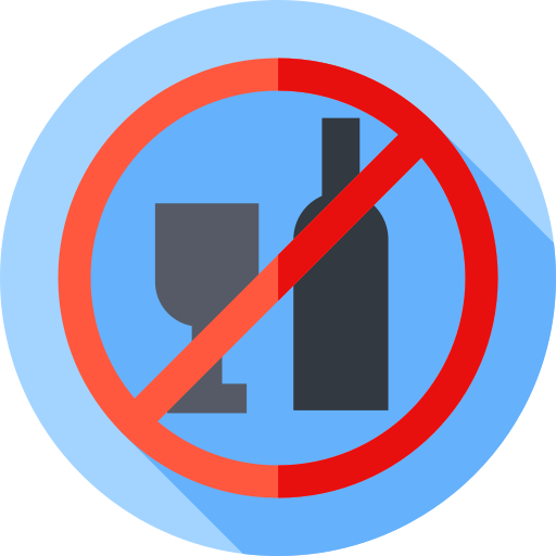 No drinking free icon No drinking free icon