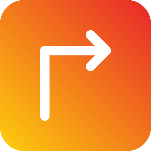 biegen sie rechts ab kostenlos Icon biegen sie rechts ab kostenlos Icon