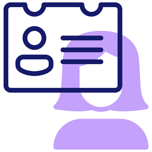 carte d'identité Icône gratuit