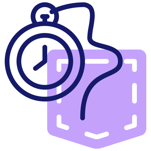 reloj de bolsillo icono gratis