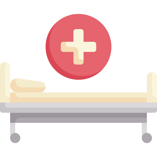 lit d'hôpital Icône gratuit lit d'hôpital Icône gratuit