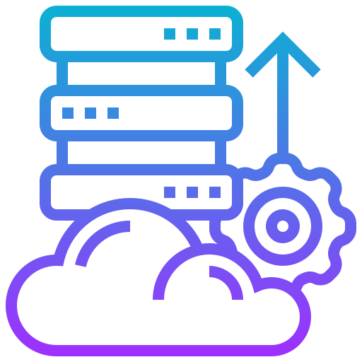 base de datos en la nube icono gratis