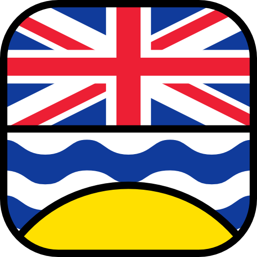 British columbia Flags Rounded square icon