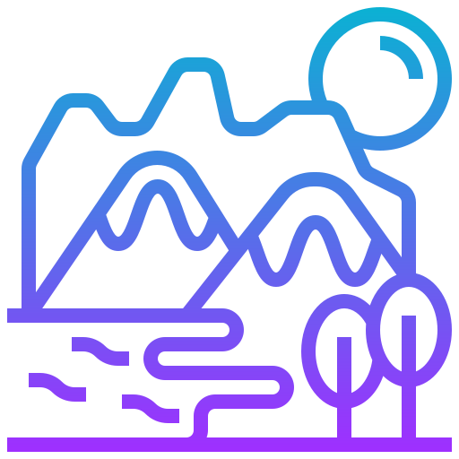 Landscape Meticulous Gradient icon