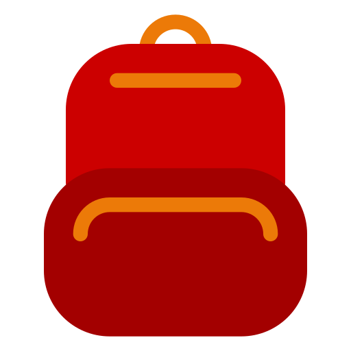 sac d'école Icône gratuit sac d'école Icône gratuit
