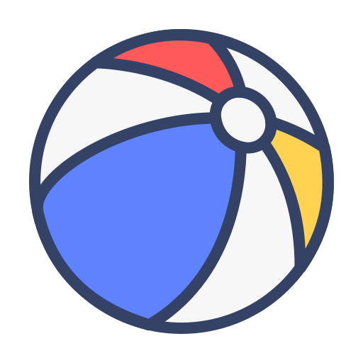 Beach ball free icon