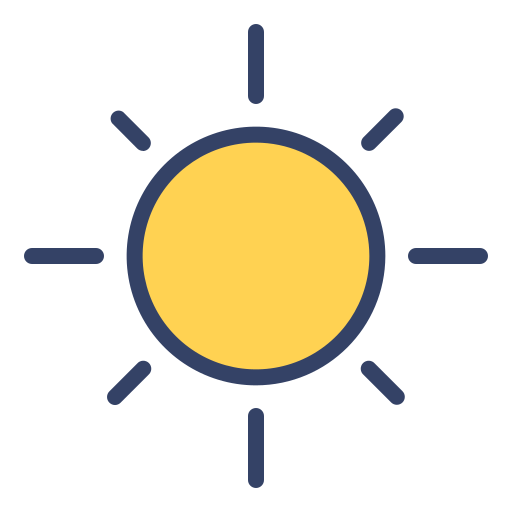 Sun free icon