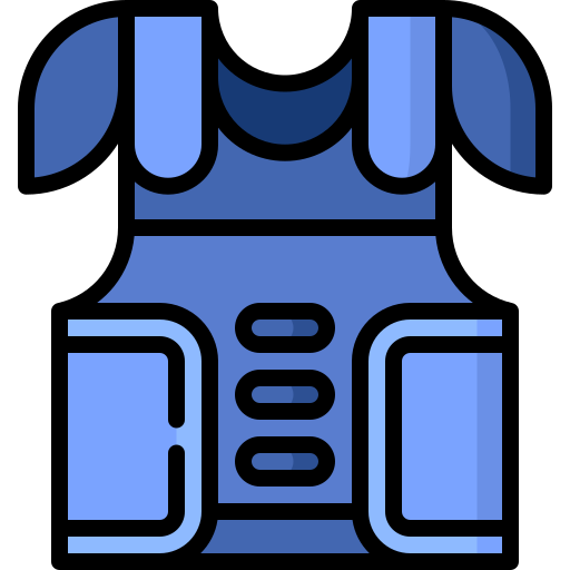 Riot police Special Lineal color icon